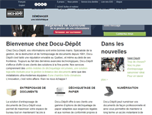 Tablet Screenshot of docudepot.com